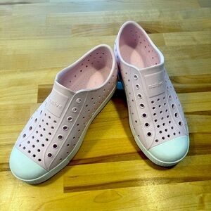 Kids Pink Native Jefferson Style Slip On Shoes, Size 3